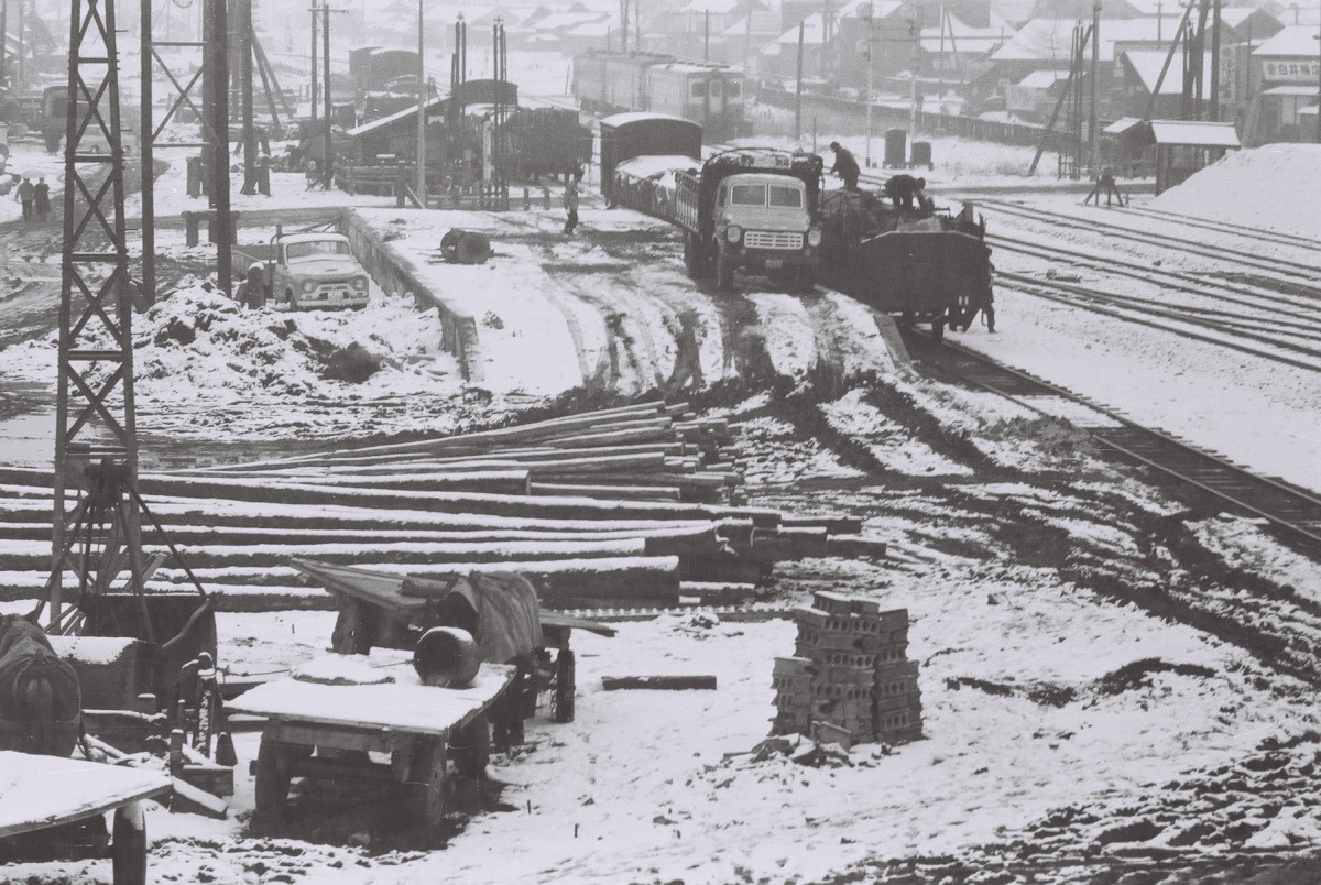 昭和30〜40年代 東3条付近の鉄路1