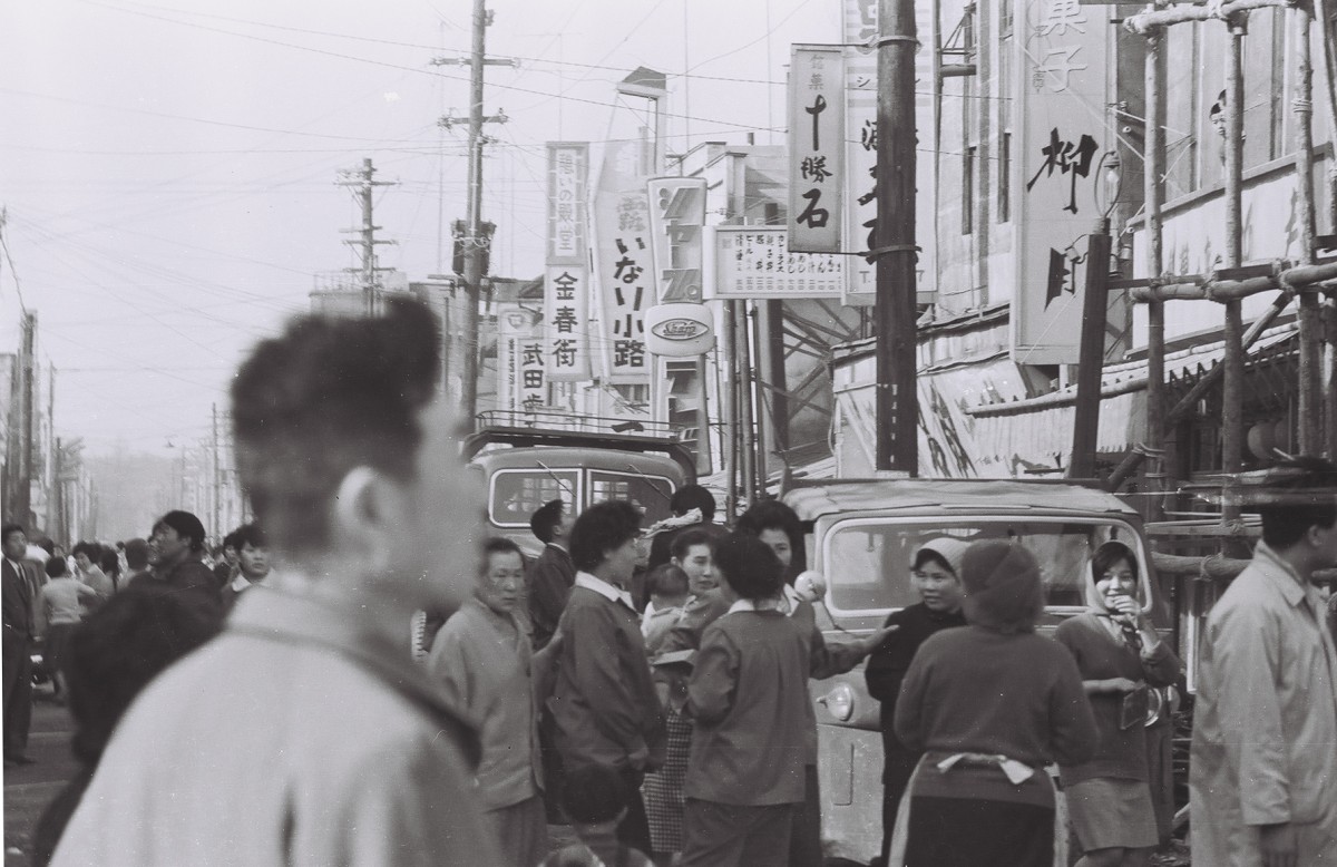昭和43年 十勝沖地震発生時の広小路北側